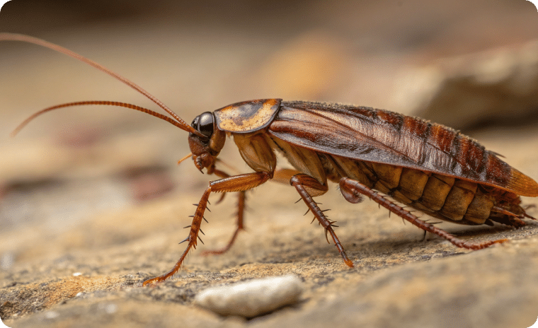 Brown banded Cockroach